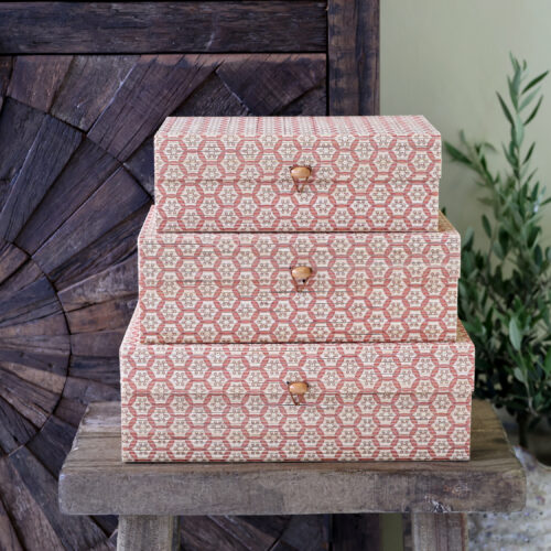 3er Set Schachtel "Amilly" aus Bambus