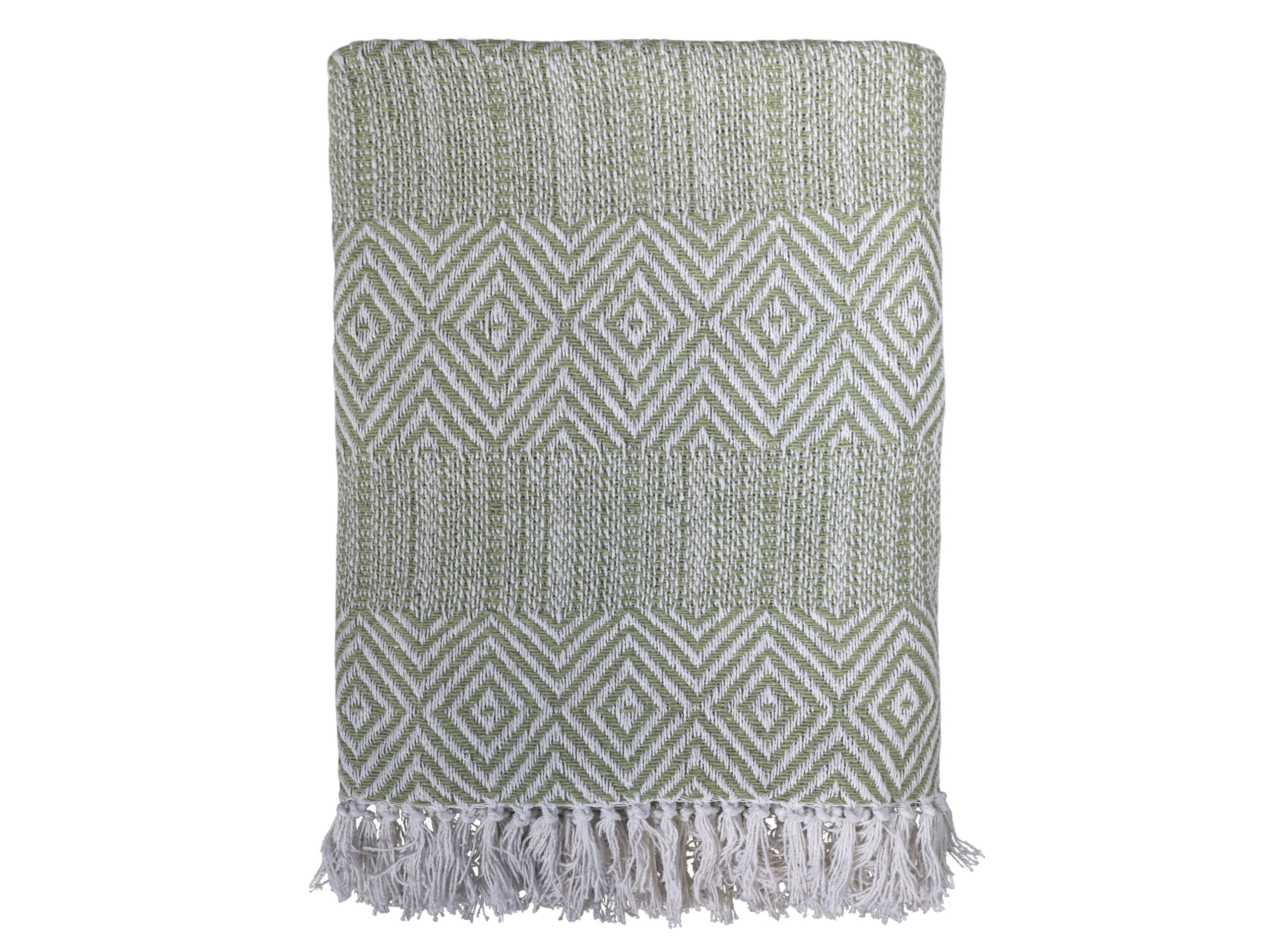 Plaid gefertigt mit Überschußmaterial in der Farbe verte – Bild 2