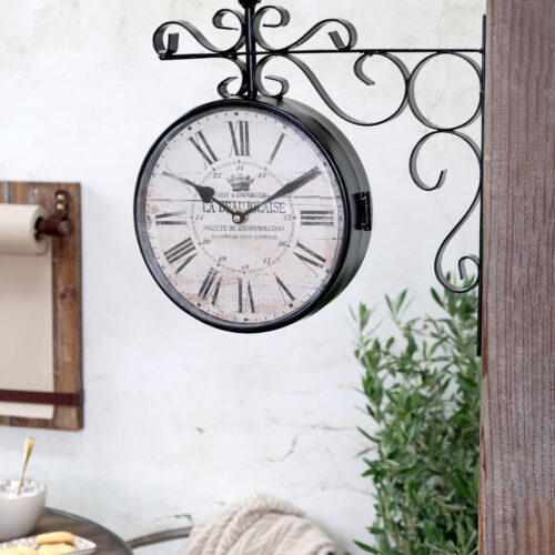 Wanduhr doppelseitig