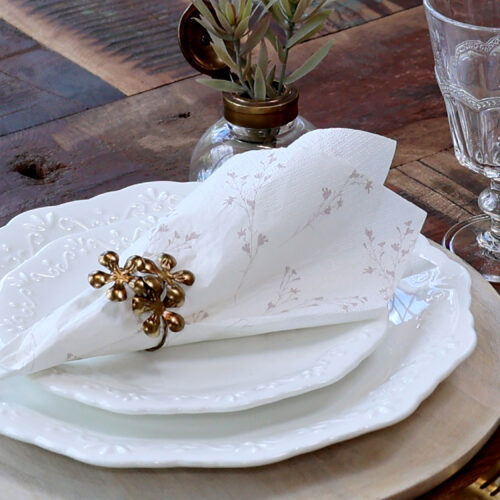 Chic Antique Servietten mit Blumen