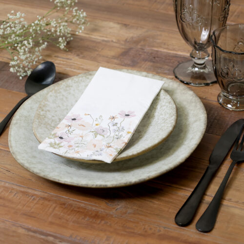 Servietten mit Blümchen