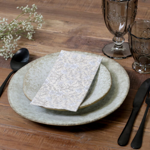 Servietten mit Blumen