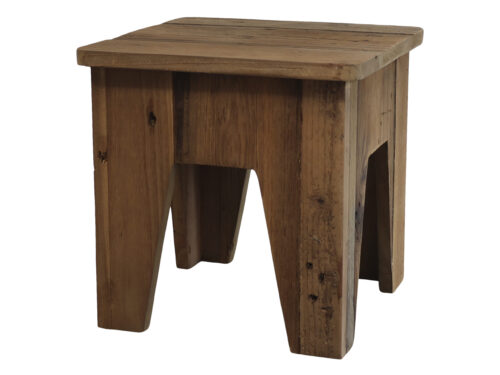 Hocker aus Tannenholz, Höhe 28 cm - Image 3