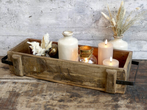 Holzkasten "Grimaud" aus Recycling-Holz