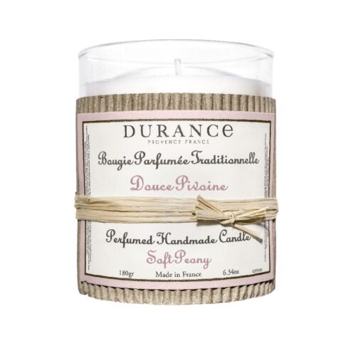 Duftkerze im Glas, 180g, "Sanfte Pfingstrose"