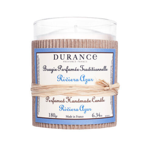 Duftkerze im Glas, 180g, "Riviera Azur"