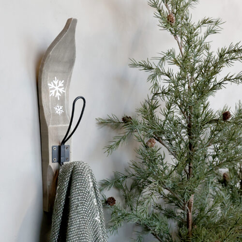 Vintage Haken mit Schneeflocke