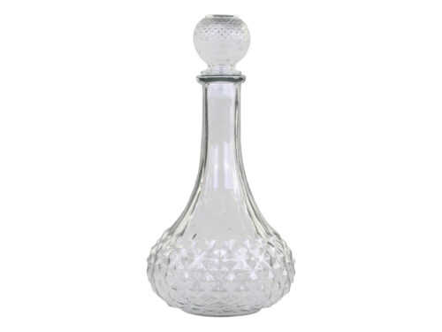 Karaffe mit schönem Diamantmuster, 830 ml – Bild 3
