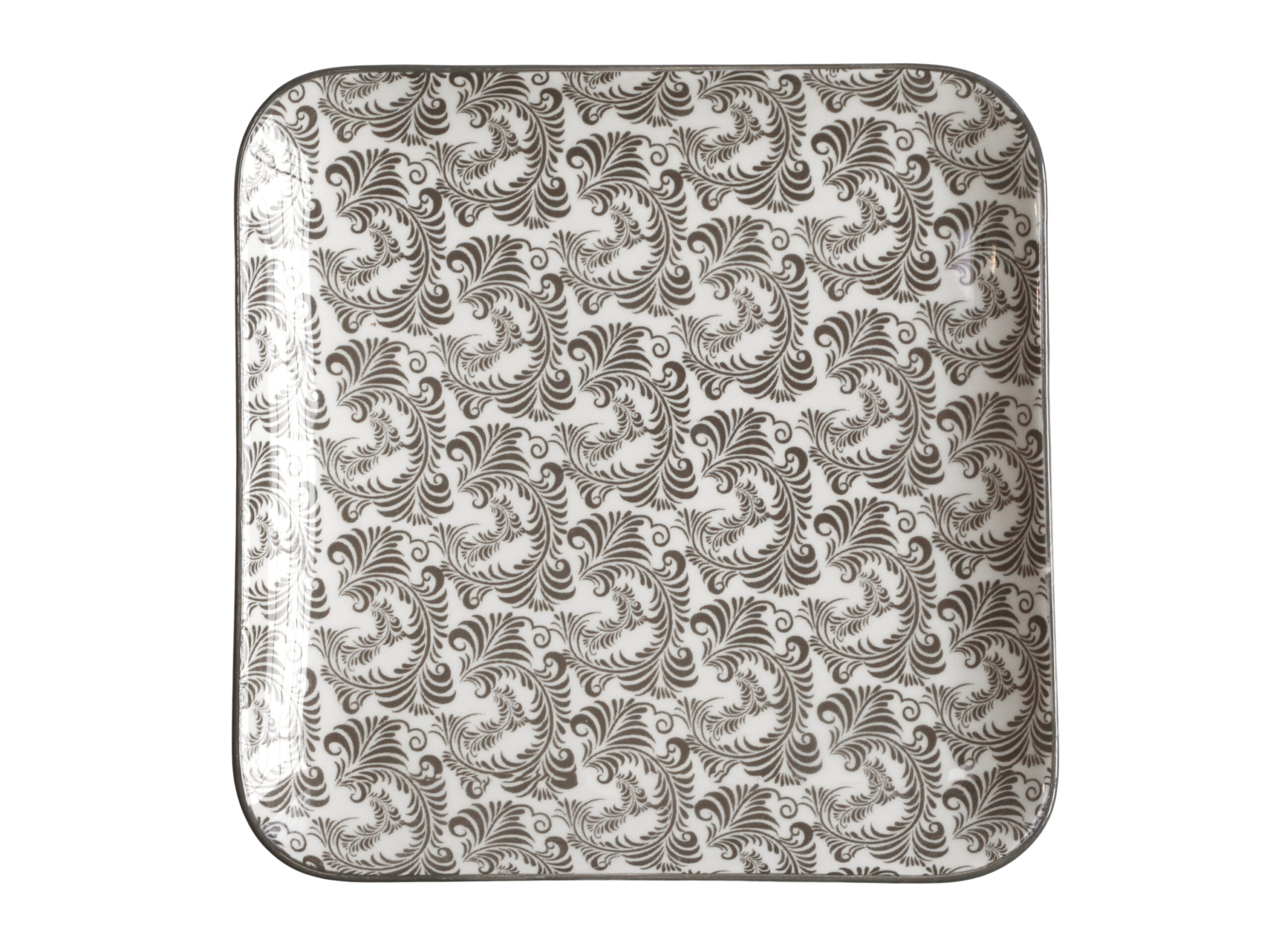 Teller "Arés", 20 x 20 cm, mokka – Bild 2