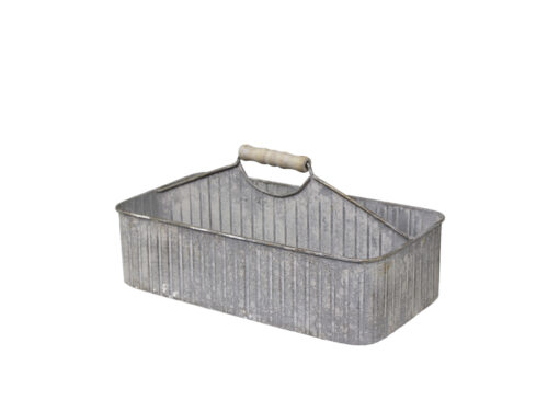 Aufbewahrungskasten mit Henkel aus Zink - Image 2