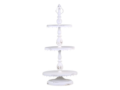 Etagère mit 3 Tablett's und Spitzenkante - Image 2