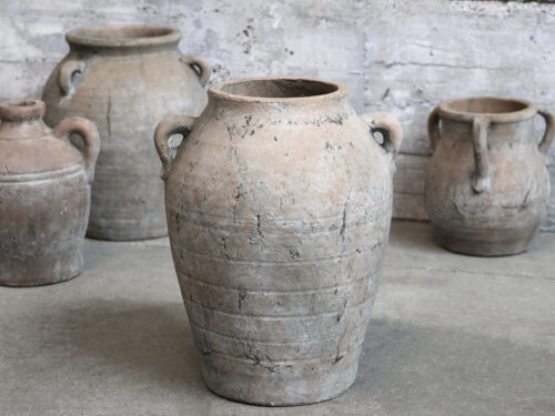 Terracotta Topf mit zwei Henkel