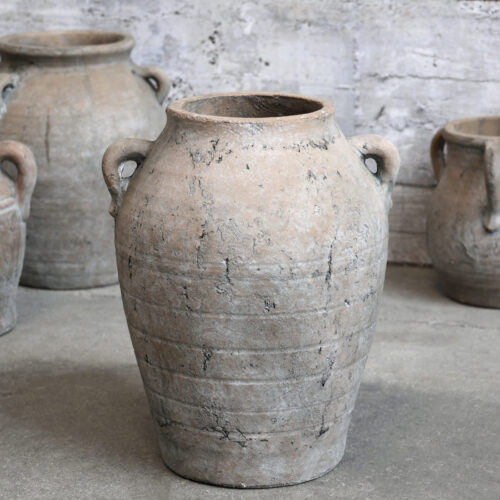 Terracotta Topf mit zwei Henkel