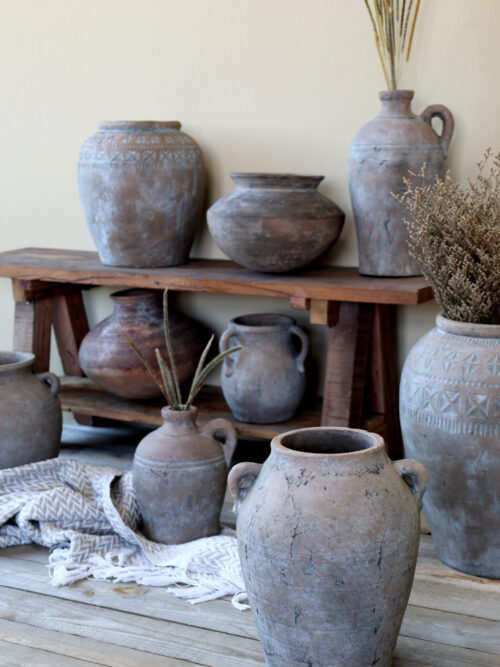 Terracotta Topf mit zwei Henkel - Image 3