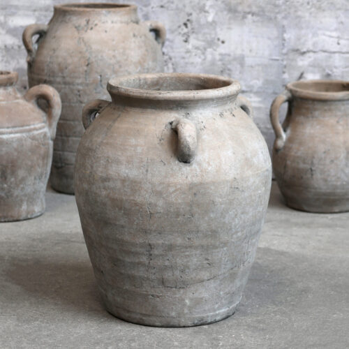 Terracotta Topf mit drei Henkel