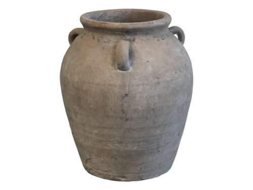 Terracotta Topf mit drei Henkel – Bild 2