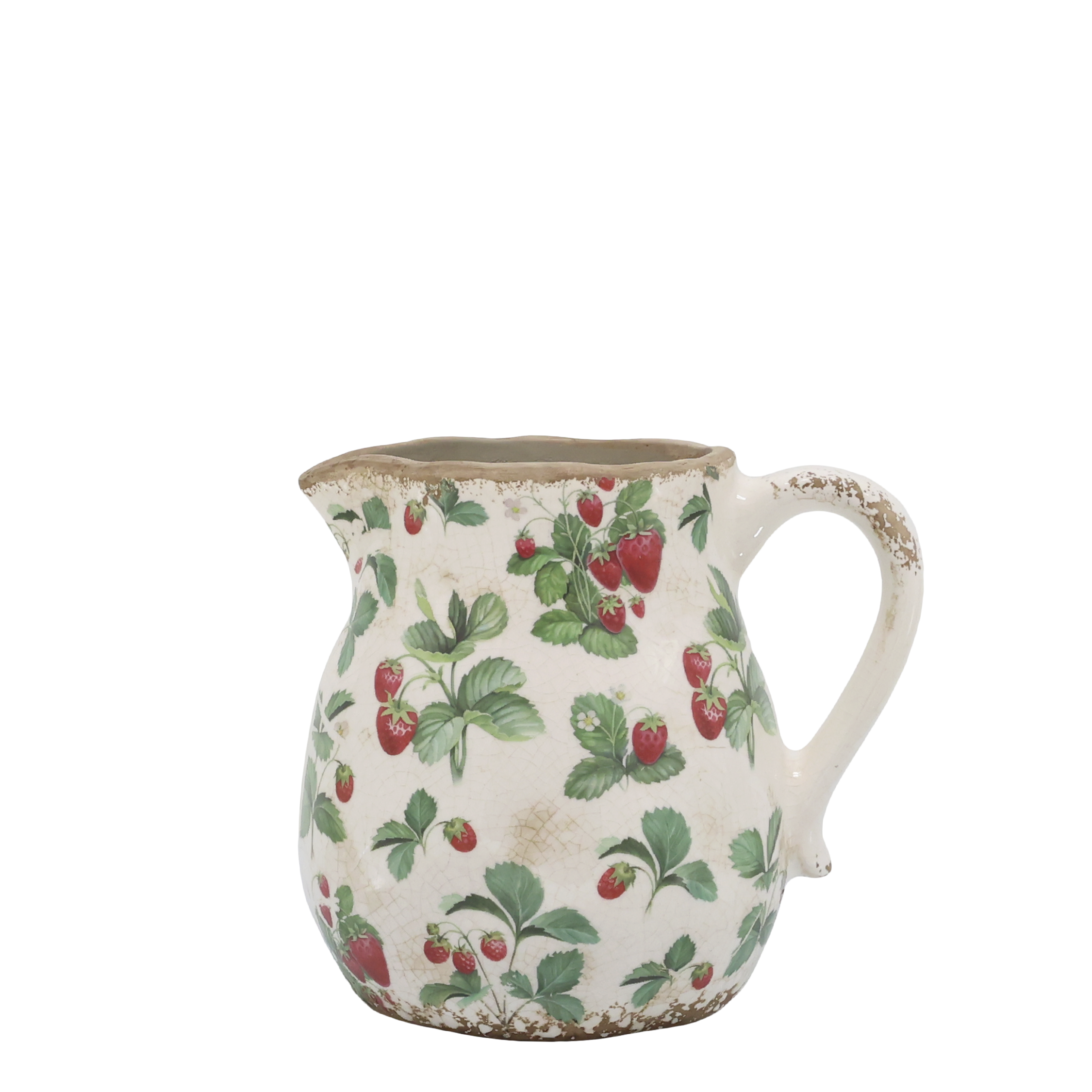 Vase/Kanne "Fraises", Höhe 15 cm – Bild 3
