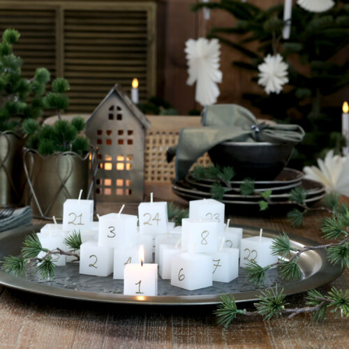 Advent Kalenderkerze 24 Stück