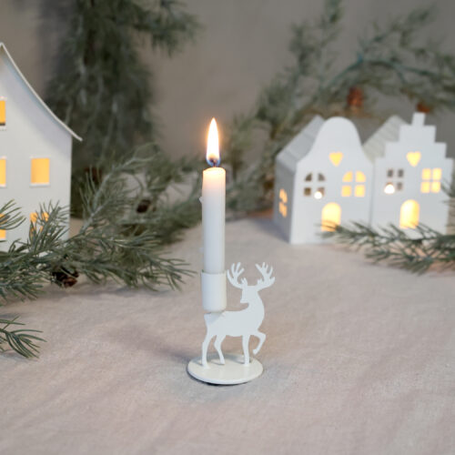 Kerzenständer mit Rentieren