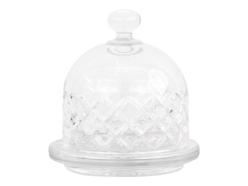 Kleine Glasglocke mit Diamantschliff – Bild 2